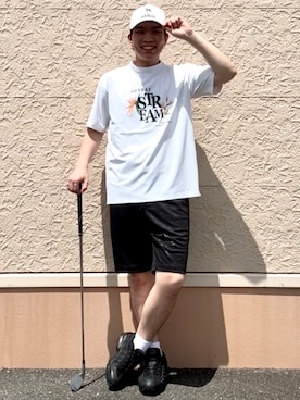 「adabat（アダバット）のアイテム」を使った、とわさん（メンズ・176cm）の夏コーディネート