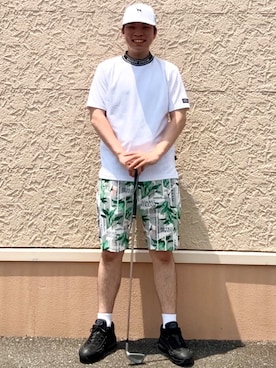 「ADABAT STREAM（アダバットストリーム）のアイテム」を使った、とわさん（メンズ・176cm）の夏コーディネート