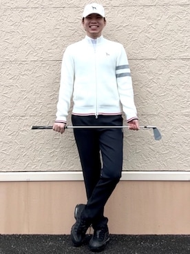 「ゴルフ」｜とわさん（メンズ・176cm）の秋コーディネート