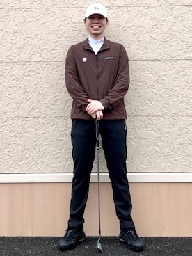 「ゴルフ」｜とわさん（メンズ・176cm）の秋コーディネート