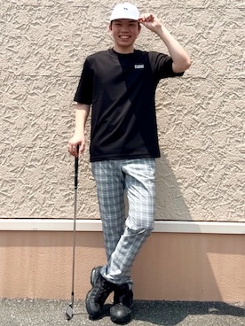 「ADABAT STREAM（アダバットストリーム）のアイテム」を使った、とわさん（メンズ・176cm）の夏コーディネート