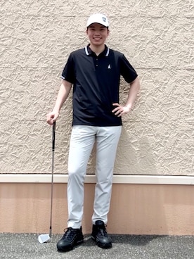 「ADABAT STREAM（アダバットストリーム）のアイテム」を使った、とわさん（メンズ・176cm）の夏コーディネート