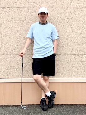「ADABAT STREAM（アダバットストリーム）のアイテム」を使った、とわさん（メンズ・176cm）の夏コーディネート