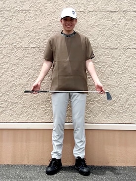 「ADABAT STREAM（アダバットストリーム）のアイテム」を使った、とわさん（メンズ・176cm）の夏コーディネート