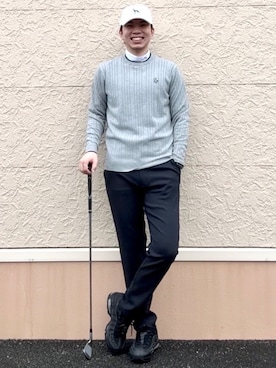 「adabat（アダバット）のアイテム」を使った、とわさん（メンズ・176cm）の秋コーディネート