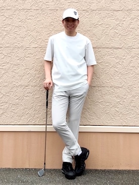 「ADABAT STREAM（アダバットストリーム）のアイテム」を使った、とわさん（メンズ・176cm）の夏コーディネート