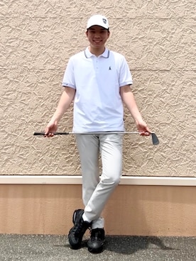 「ADABAT STREAM（アダバットストリーム）のアイテム」を使った、とわさん（メンズ・176cm）の夏コーディネート