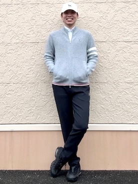 「adabat（アダバット）のアイテム」を使った、とわさん（メンズ・176cm）の秋コーディネート