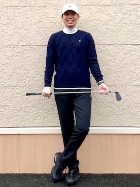 「ゴルフ」｜とわさん（メンズ・176cm）の秋コーディネート