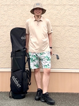 「ADABAT STREAM（アダバットストリーム）のアイテム」を使った、とわさん（メンズ・176cm）の夏コーディネート