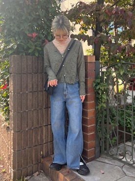 「重ね着ベストシーズン」｜「アイテム（サンダル）」を使った、meko/プチプラ多めさん（レディース・153cm）の秋コーディネート