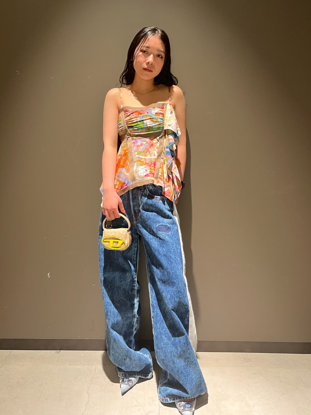DIESEL ディーゼル　キャミソール DIESEL（ディーゼル）の「レディース トップス グラフィック
