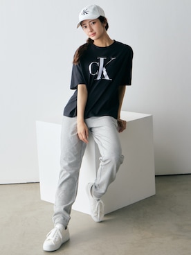 公式 Calvin Kleinさん(レディース・161cm)の夏コーディネート