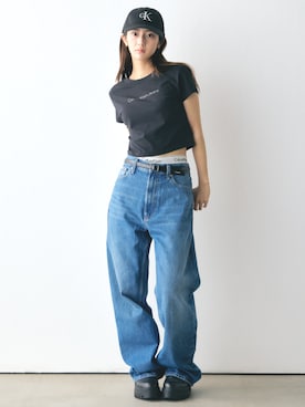 公式 Calvin Kleinさん(レディース・161cm)の夏コーディネート