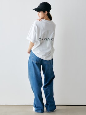 公式 Calvin Kleinさん（レディース・161cm）の夏コーディネート
