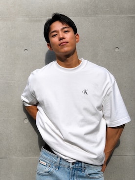 公式 Calvin Kleinさん（メンズ・168cm）の夏コーディネート