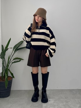 あやぴちゅさん(レディース・148cm)の冬コーディネート