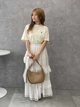 「M2SUQARED（エムツースクエア）のアイテム」を使った、あやぴちゅさん（レディース・148cm）の春コーディネート
