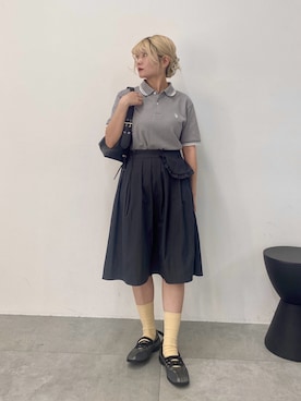 「WC（ダブル シー）のアイテム」を使った、あやぴちゅさん（レディース・149cm）の春コーディネート