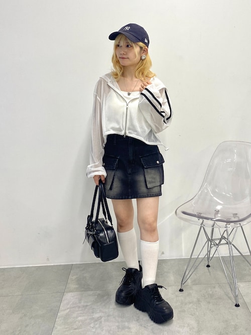 サンブロックUVメッシュパーカー ピンク エポカル 紫外線みっ