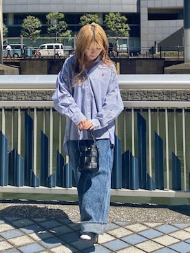 「OLUPIC（オルピック）のアイテム」を使った、あやぴちゅさん（レディース・148cm）の春コーディネート