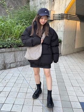 「WEGO（ウィゴー）のアイテム（ジャケット/アウター）」を使った、あやぴちゅさん（骨格ストレート・レディース・148cm）の秋コーディネート