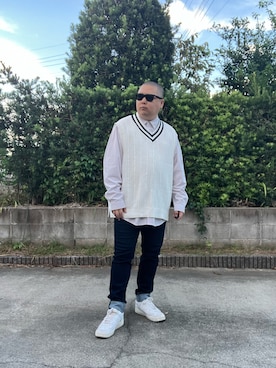 「アイテム（シューズ）」を使った、ゆうさん（メンズ・166cm）の秋コーディネート
