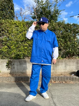 「アイテム（帽子）」を使った、ゆうさん（メンズ・166cm）の秋コーディネート