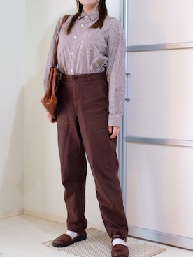 「アイテム（トップス）」を使った、ぬくいさん（レディース・160cm・20代）の秋コーディネート