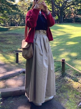 ぬくいさん（骨格ストレート・レディース・160cm）の秋コーディネート
