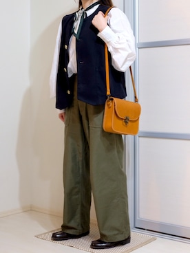 ぬくいさん（骨格ストレート・レディース・160cm）の秋コーディネート