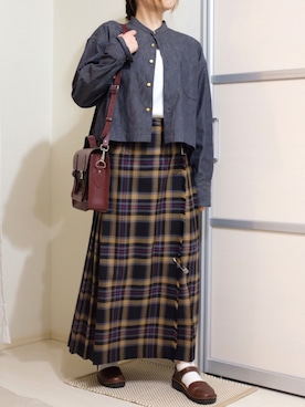 「アイテム（サンダル）」を使った、ぬくいさん（レディース・160cm・20代）の秋コーディネート