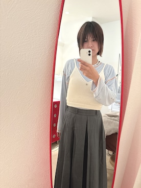 「CLEA（クレア）のアイテム」を使った、tanamwaさん（レディース・164cm）の秋コーディネート