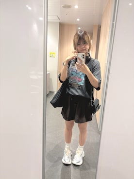 「PAGEBOY（ページボーイ）のアイテム（Tシャツ/カットソー、その他）」を使った、tanamwaさん（レディース・164cm）の夏コーディネート