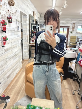 「アイテム（その他トップス）」を使った、tanamwaさん（レディース・164cm）の秋コーディネート