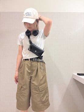 「Ray BEAMS（レイビームス）のアイテム」を使った、tanamwaさん（レディース・164cm）の夏コーディネート