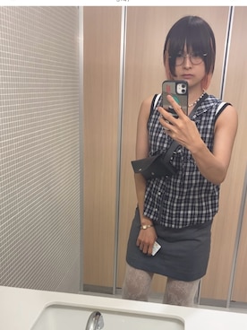 「アイテム（ボディバッグ/ウエストポーチ）」を使った、tanamwaさん（レディース・164cm）の秋コーディネート