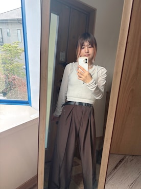「Teem Store（チームストア）のアイテム」を使った、tanamwaさん（レディース・164cm）の春コーディネート