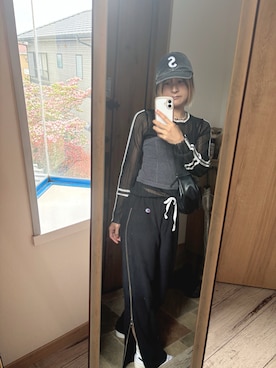 「Supreme （シュプリーム）のアイテム（帽子）」を使った、tanamwaさん（レディース・164cm）の春コーディネート