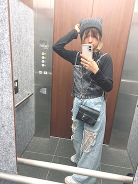 「Ray BEAMS（レイビームス）のアイテム」を使った、tanamwaさん（レディース・164cm）の春コーディネート