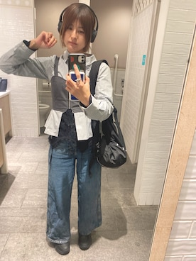 「アイテム（その他トップス）」を使った、tanamwaさん（レディース・164cm）の秋コーディネート