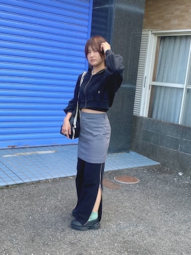 「HARE（ハレ）のアイテム（その他アウター）」を使った、tanamwaさん（レディース・164cm）の秋コーディネート