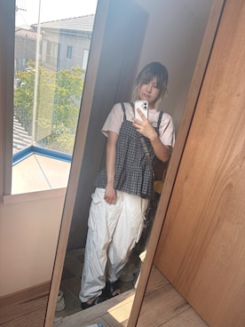 「PUMA(プーマ)のアイテム」を使った、tanamwaさん(レディース・164cm)の夏コーディネート