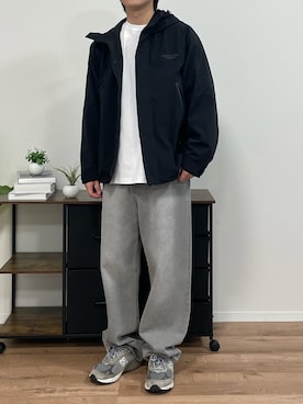 「アイテム（マウンテンパーカー）」を使った、ブロッコリーさん（メンズ・172cm）の秋コーディネート