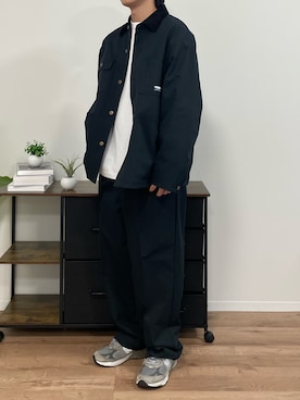 「アイテム（チノパンツ）」を使った、ブロッコリーさん（メンズ・172cm）の秋コーディネート