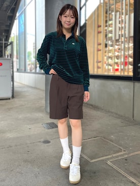 「スタンスミス」｜JOさん（レディース・160cm）の秋コーディネート
