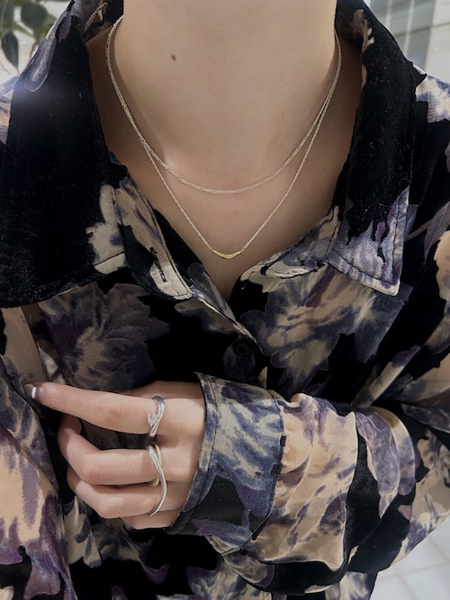 SILVER925 フィガロチェーンネックレス 38cm（ネックレス）｜TEN