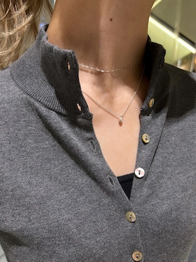 「アイテム（アクセサリー）」を使った、saekaさん（レディース・172cm）の秋コーディネート