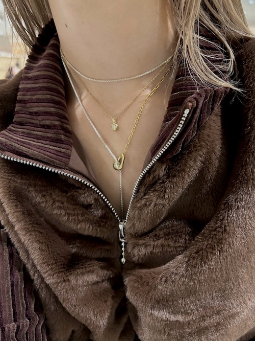 SILVER 18KGP ポウムラリエット（ネックレス）｜TEN.（テン）の