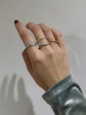 「アイテム（アクセサリー）」を使った、saekaさん（レディース・172cm）の冬コーディネート